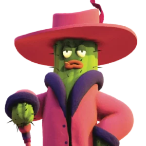 Mr. Sting is the most colorful character you can meet on the city's notorious streets. When you see him, it's almost never good... About 10 years ago he won the gold medal at the Gambling Olympics, and won a lot of money that he spent on nothing. Since then I've heard that he runs some more dubious businesses at night on the street corner.