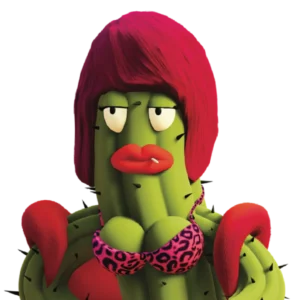 Thornellia is a rather controversial character in this universe. She always dresses gaudy, speaks with a dubious accent, and can become quite aggressive if she doesn't get what she wants. Although there are some suspicions, no one knows exactly what she does. It is only known that she often associates with Mr. Sting in shady dealings.